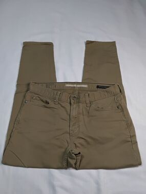 Banana Republic Travel Jean  Men's Chino Pants in Olive Khaki Stretch Sz 31x30